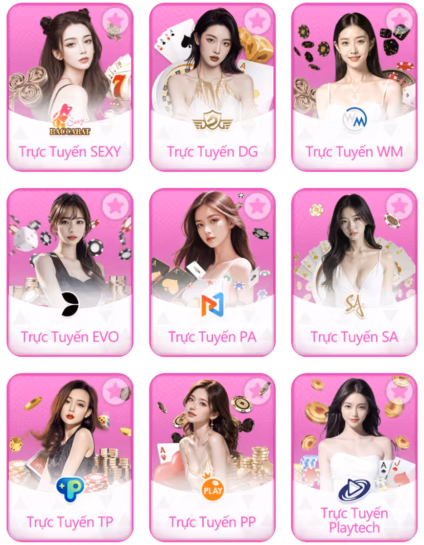 Sảnh game Live Casino F168cc